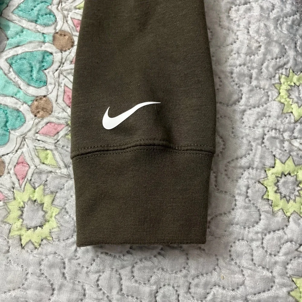Nike 3Brand Russell Wilson Kids XL Hoodie Olive Brown Fleece Sweatshirt